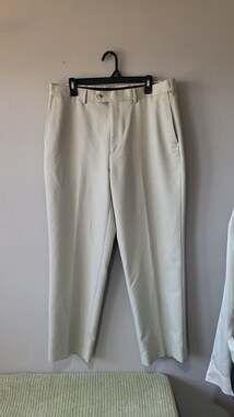Roundtree & Yorke Easy Care Flat Front Dress Pants 36x30
